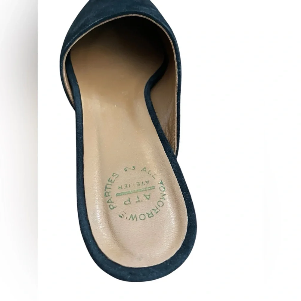 ATP ALL TOMORROW’S PARTIES ATELIER Black Suede Mule Flats - Picture 11 of 16